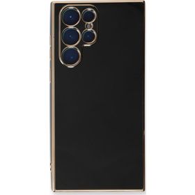 Microsonic Samsung Galaxy S23 Ultra Olive Plated Siyah Cep Telefonu Kılıfı