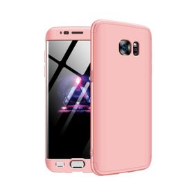 Microsonic Samsung Galaxy S7 Edge Double Dip 360 Protective Rose Gold Kılıf