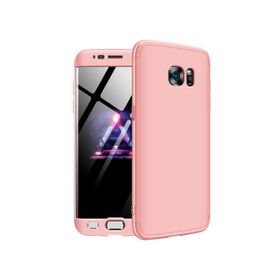 Microsonic Samsung Galaxy S7 Edge Double Dip 360 Protective Rose Gold Kılıf