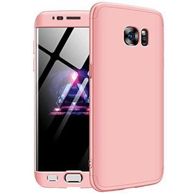 Microsonic Samsung Galaxy S7 Edge Double Dip 360 Protective Rose Gold Kılıf