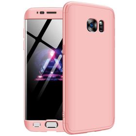 Microsonic Samsung Galaxy S7 Edge Double Dip 360 Protective Rose Gold Kılıf