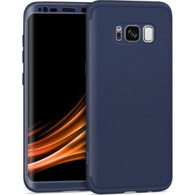 Microsonic Samsung Galaxy S8 Double Dip 360 Protective Lacivert Kılıf
