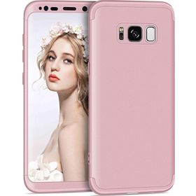 Microsonic Samsung Galaxy S8 Double Dip 360 Protective Rose Gold Kılıf
