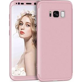 Microsonic Samsung Galaxy S8 Double Dip 360 Protective Rose Gold Kılıf
