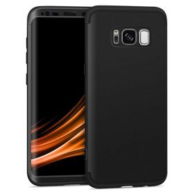 Microsonic Samsung Galaxy S8 Double Dip 360 Protective Siyah Kılıf