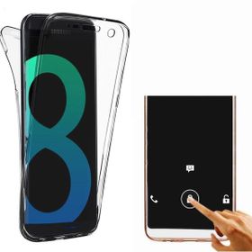 Microsonic Samsung Galaxy S8 Plus 6 tarafı tam full koruma 360 Clear Soft Şeffaf Kılıf