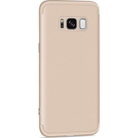 Microsonic Samsung Galaxy S8 Plus Double Dip 360 Protective Gold Kılıf