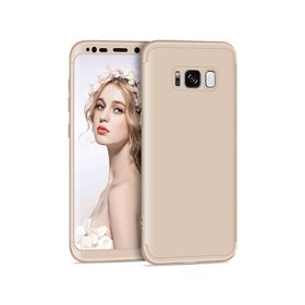 Microsonic Samsung Galaxy S8 Plus Double Dip 360 Protective Gold Kılıf