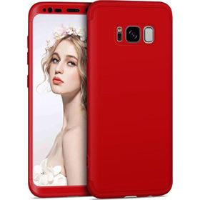 Microsonic Samsung Galaxy S8 Plus Double Dip 360 Protective Kırmızı Kılıf