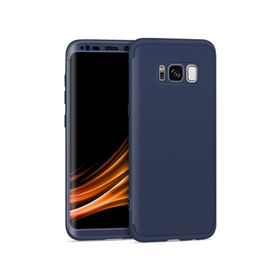 Microsonic Samsung Galaxy S8 Plus Double Dip 360 Protective Lacivert Kılıf