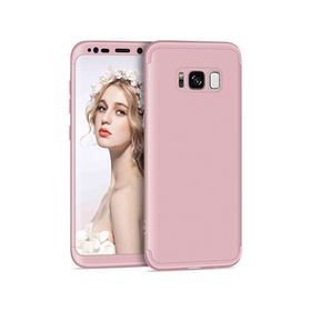 Microsonic Samsung Galaxy S8 Plus Double Dip 360 Protective Rose Gold Kılıf