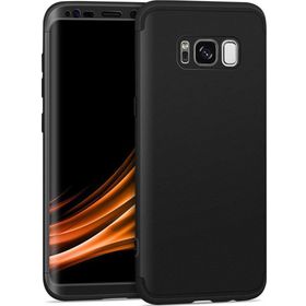 Microsonic Samsung Galaxy S8 Plus Double Dip 360 Protective Siyah Kılıf