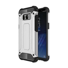 Microsonic Samsung Galaxy S8 Plus Rugged Armor Gümüş Kılıf