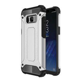 Microsonic Samsung Galaxy S8 Plus Rugged Armor Gümüş Kılıf