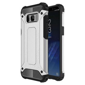 Microsonic Samsung Galaxy S8 Plus Rugged Armor Gümüş Kılıf