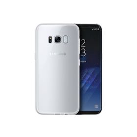 Microsonic Samsung Galaxy S8 Plus Transparent Soft Beyaz Kılıf