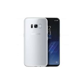 Microsonic Samsung Galaxy S8 Plus Transparent Soft Beyaz Kılıf