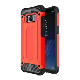 Microsonic Samsung Galaxy S8 Rugged Armor Kırmızı Kılıf