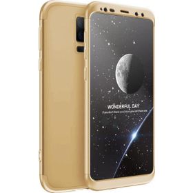 Microsonic Samsung Galaxy S9 Plus Double Dip 360 Protective Gold Kılıf