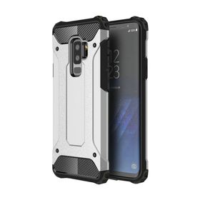 Microsonic Samsung Galaxy S9 Plus Rugged Armor Gümüş Kılıf