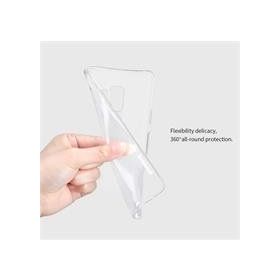 Microsonic Samsung Galaxy S9 Plus Transparent Soft Beyaz Kılıf