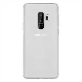 Microsonic Samsung Galaxy S9 Plus Transparent Soft Beyaz Kılıf
