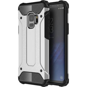 Microsonic Samsung Galaxy S9 Rugged Armor Gümüş Kılıf