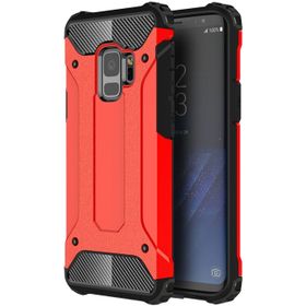Microsonic Samsung Galaxy S9 Rugged Armor Kırmızı Kılıf