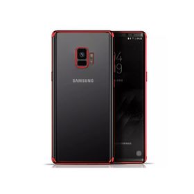 Microsonic Samsung Galaxy S9 Skyfall Transparent Clear Kırmızı Kılıf