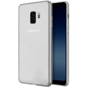 Microsonic Samsung Galaxy S9 Transparent Soft Beyaz Kılıf