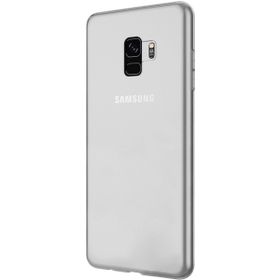 Microsonic Samsung Galaxy S9 Transparent Soft Beyaz Kılıf