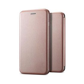 Microsonic Samsung Galaxy S9 Ultra Slim Leather Design Flip Cover Rose Gold Kılıf