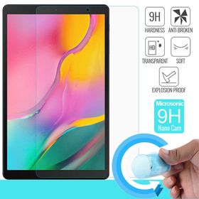 Microsonic Samsung Galaxy Tab A 10.1 İnç T510 360 Rotating Stand Deri Mavi Kılıf