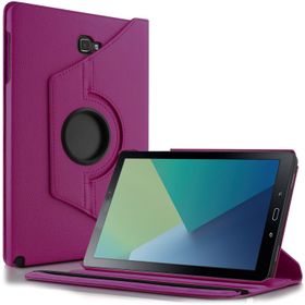 Microsonic Samsung Galaxy Tab A 10.1inç P580 360 Rotating Stand Deri Mor Kılıf