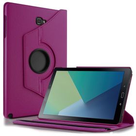 Microsonic Samsung Galaxy Tab A 10.1inç P580 360 Rotating Stand Deri Mor Kılıf