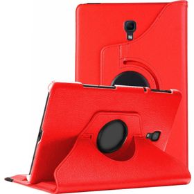 Microsonic Samsung Galaxy Tab A 10.5'' T590 360 Rotating Stand Deri Kırmızı Kılıf