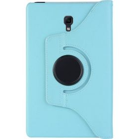 Microsonic Samsung Galaxy Tab A 10.5'' T590 360 Rotating Stand Deri Mavi Kılıf