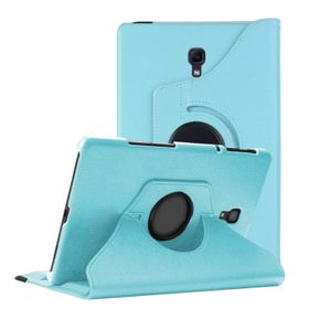 Microsonic Samsung Galaxy Tab A 10.5'' T590 360 Rotating Stand Deri Mavi Kılıf