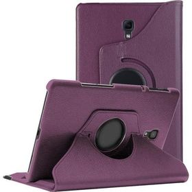 Microsonic Samsung Galaxy Tab A 10.5'' T590 360 Rotating Stand Deri Mor Kılıf