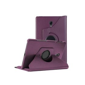 Microsonic Samsung Galaxy Tab A 10.5'' T590 360 Rotating Stand Deri Mor Kılıf
