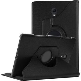 Microsonic Samsung Galaxy Tab A 10.5'' T590 360 Rotating Stand Deri Siyah Kılıf