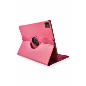 Microsonic Samsung Galaxy Tab A7 T500 Pembe 360 Rotating Stand Deri Tablet Kılıfı