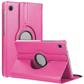 Microsonic Samsung Galaxy Tab A9 360 Rotating Stand Deri Mavi Kılıf