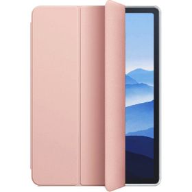 Microsonic Samsung Galaxy Tab S6 Lite 10.4 P610 Rose Gold Slim Translucent Back Smart Cover Kılıf