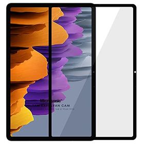 Microsonic Samsung Galaxy Tab S7 Plus Uyumlu T970 Tam Kaplayan Siyah Ekran Koruyucu