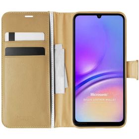 Microsonic Samsung Galaxy Uyumlu A05 Delux Leather Wallet Cep Telefonu Kılıfı