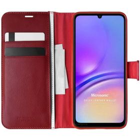Microsonic Samsung Galaxy Uyumlu A05 Delux Leather Wallet Cep Telefonu Kılıfı