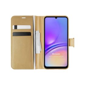 Microsonic Samsung Galaxy Uyumlu A05 Delux Leather Wallet Cep Telefonu Kılıfı