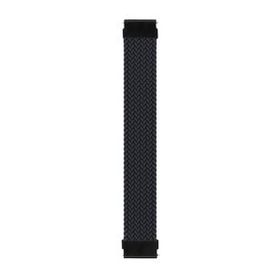 Microsonic Samsung Galaxy Watch 3 45 mm Braided Solo Loop Band Siyah Medium 155 mm Kordon