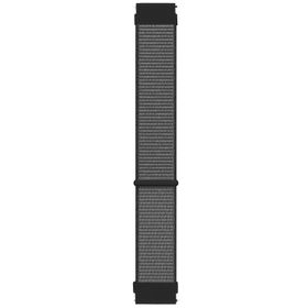 Microsonic Samsung Galaxy Watch 4 40 mm Hasırlı Woven Sport Loop Gri Kordon